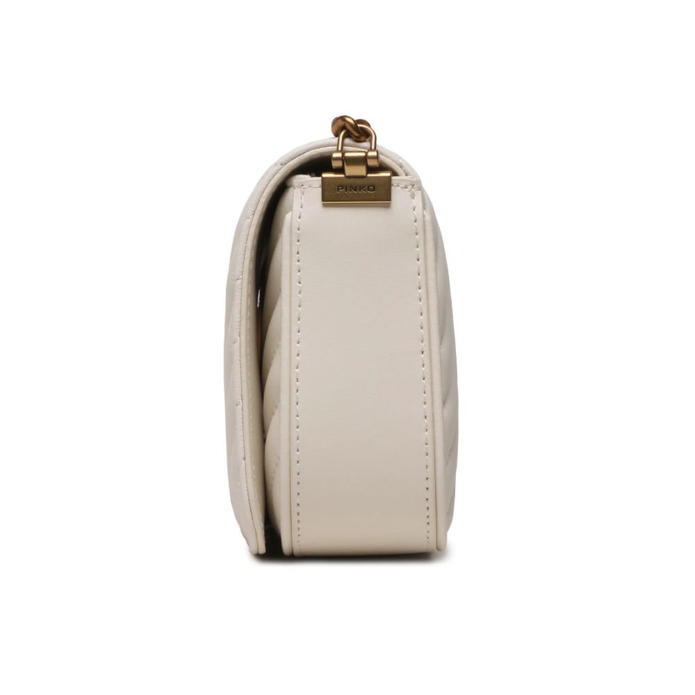 PINKO White Calfskin Women Crossbody Bag - Beyzy Store - PINKO