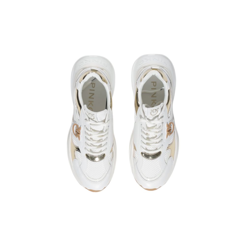 PINKO White Leather Sneaker - Beyzy Store - PINKO