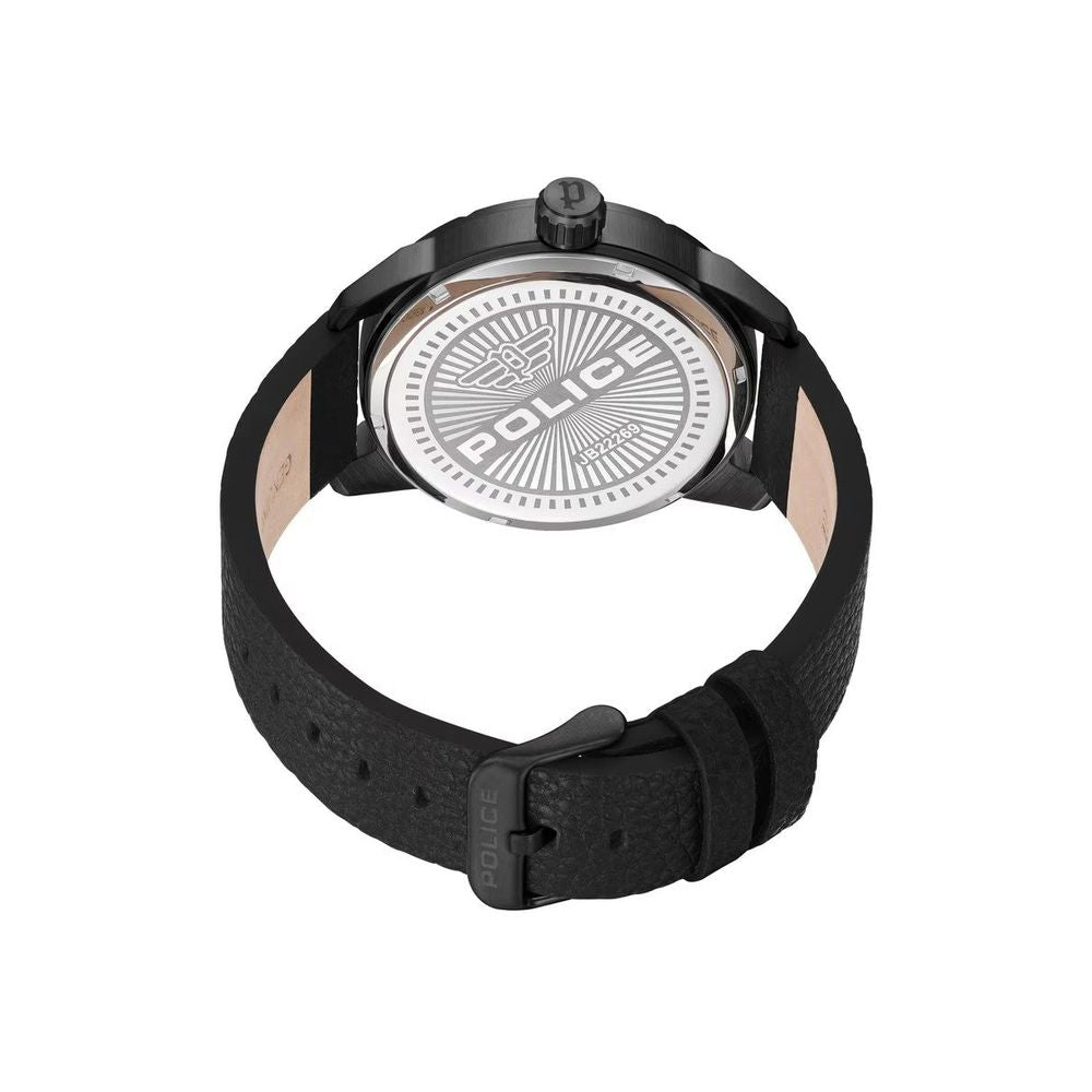 Police Black Leather Watch - Beyzy Store - Police