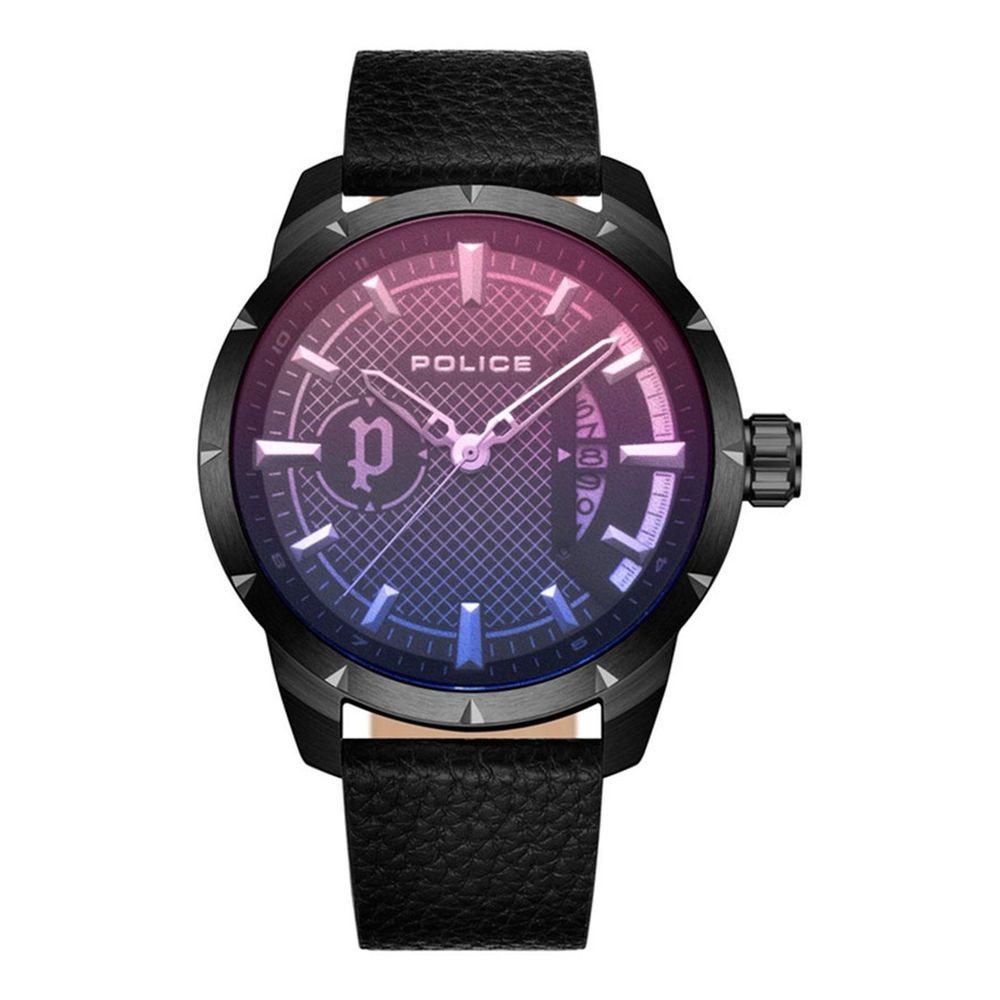 Police Black Leather Watch - Beyzy Store - Police