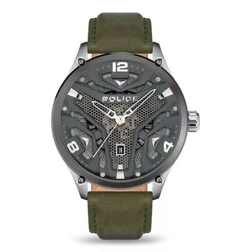 Police Green Leather Watch - Beyzy Store - Police