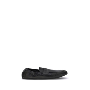 Prada Antiqued leather Shuffle Loafers - Beyzy Store - Prada