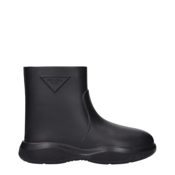 Prada Black Cotton Boots - Beyzy Store - Prada