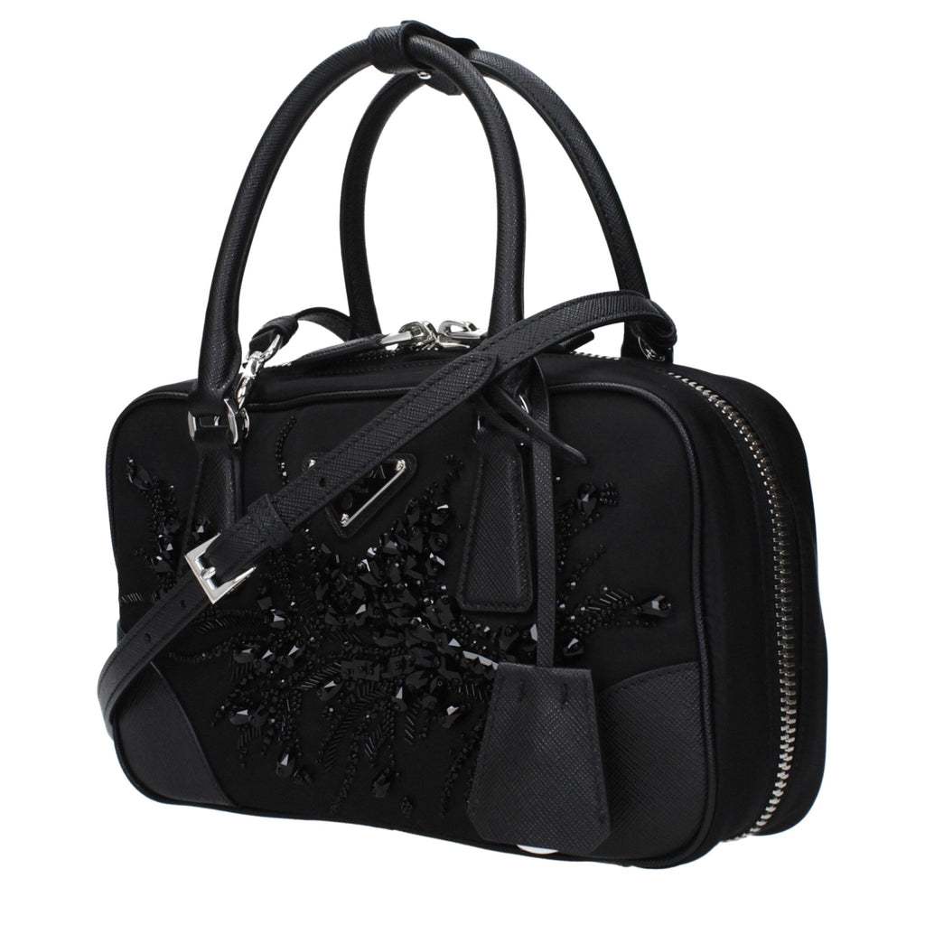 Prada Black Fabric Handbag - Beyzy Store - Prada