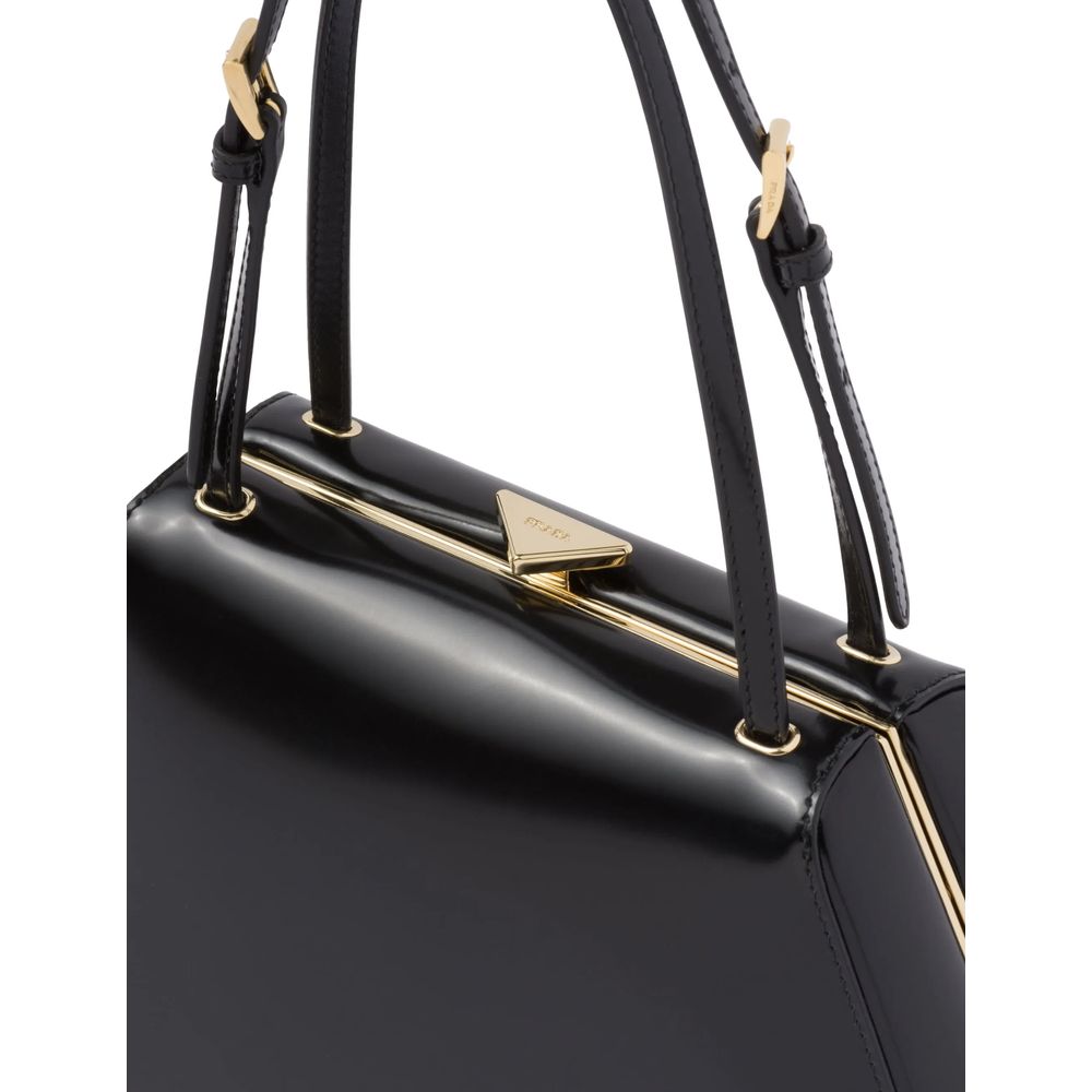 Prada Black Leather Handbag - Beyzy Store - Prada