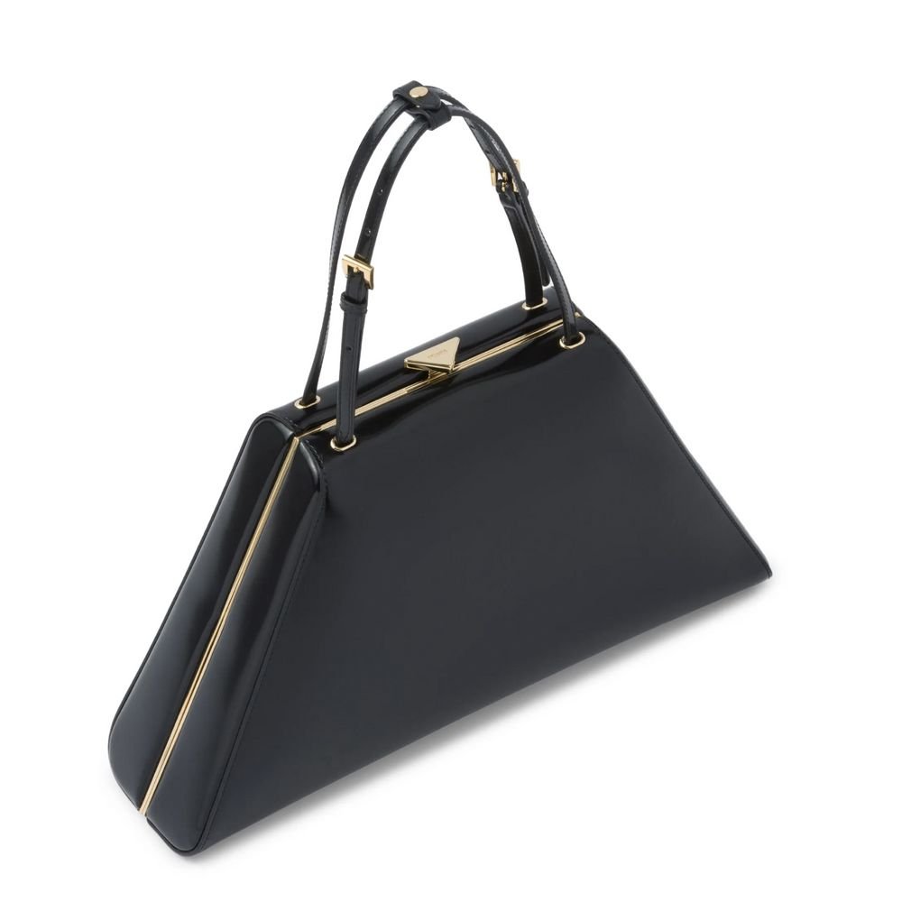 Prada Black Leather Handbag - Beyzy Store - Prada