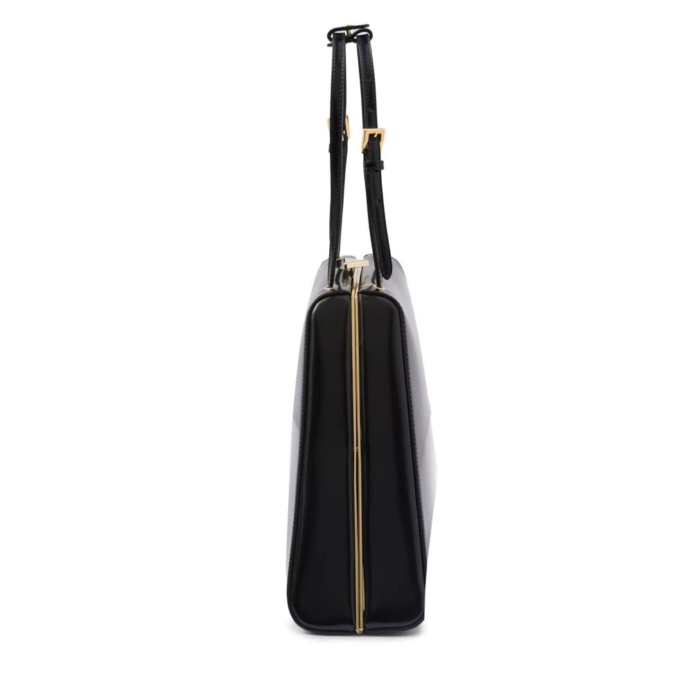Prada Black Leather Handbag - Beyzy Store - Prada