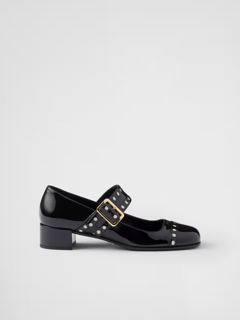 Prada Black Patent leather Mary Jane pumps - Beyzy Store - Prada