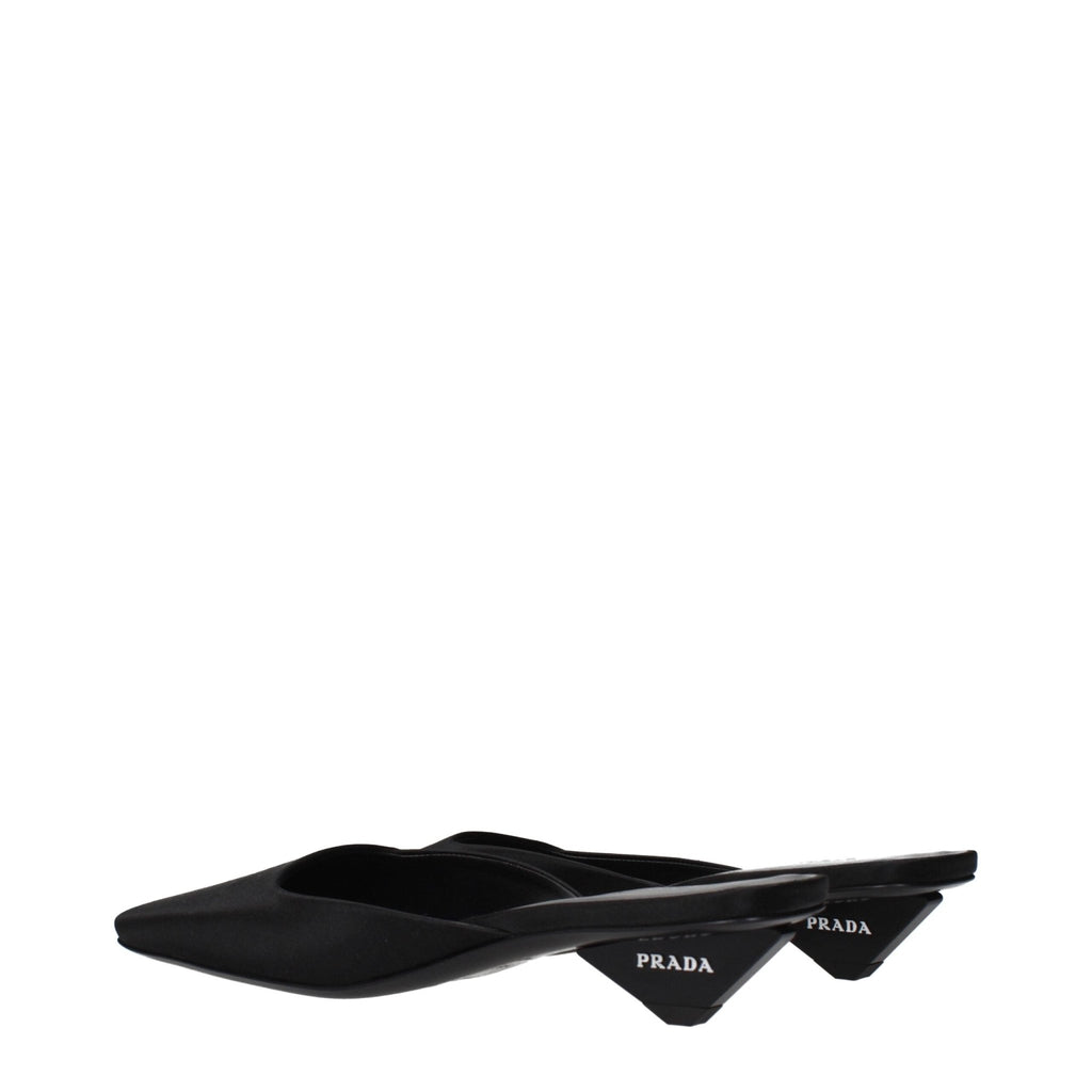 Prada Black Satin Sandals - Beyzy Store - Prada