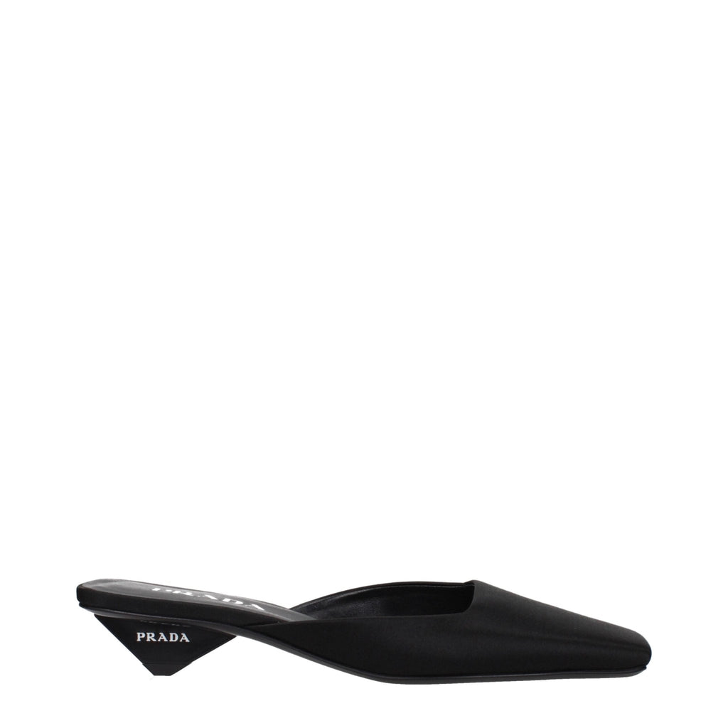 Prada Black Satin Sandals - Beyzy Store - Prada