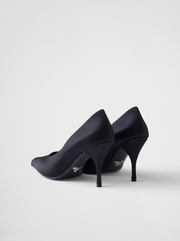 Prada Blue Satin Pumps - Beyzy Store - Prada