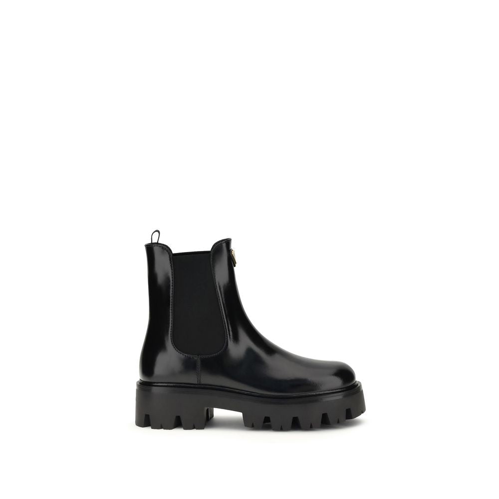 Prada Brushed leather Ankle Boots - Beyzy Store - Prada