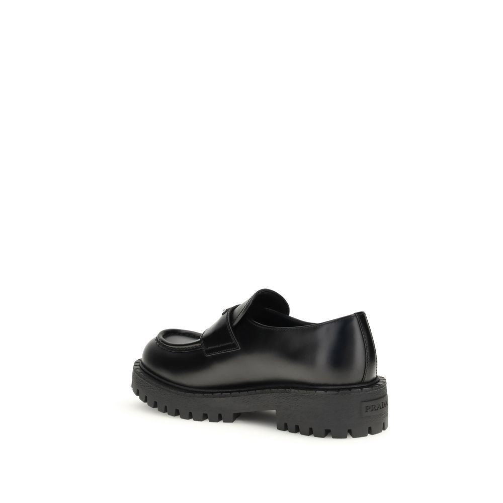 Prada Double Chocolate Loafers - Beyzy Store - Prada
