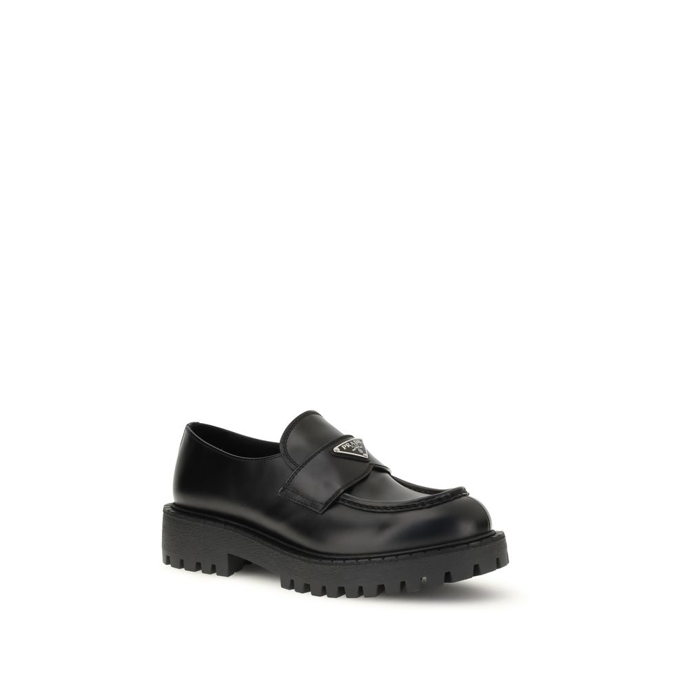 Prada Double Chocolate Loafers - Beyzy Store - Prada