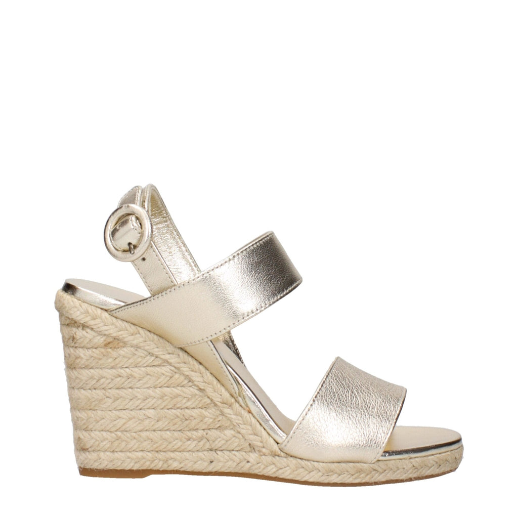 Prada Gold Leather Wedge - Beyzy Store - Prada