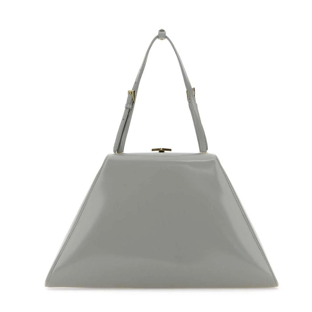 Prada Gray Leather Handbag - Beyzy Store - Prada