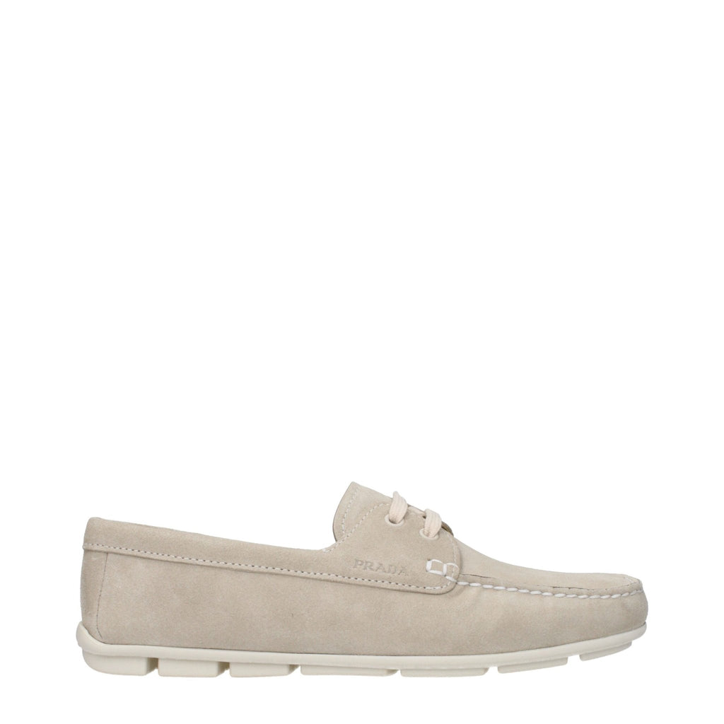 Prada Gray Leather Loafer - Beyzy Store - Prada