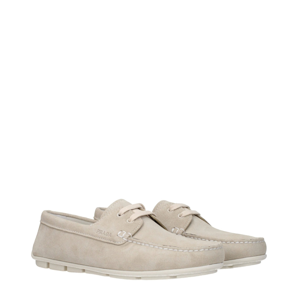Prada Gray Leather Loafer - Beyzy Store - Prada