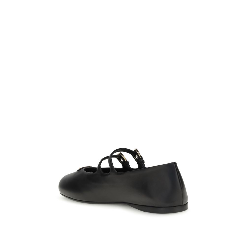 Prada Leather Ballerinas - Beyzy Store - Prada