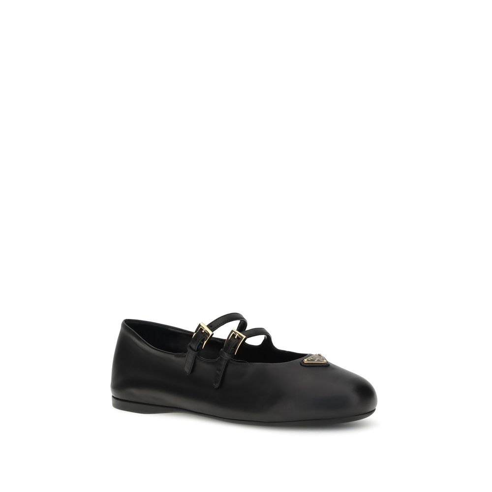 Prada Leather Ballerinas - Beyzy Store - Prada