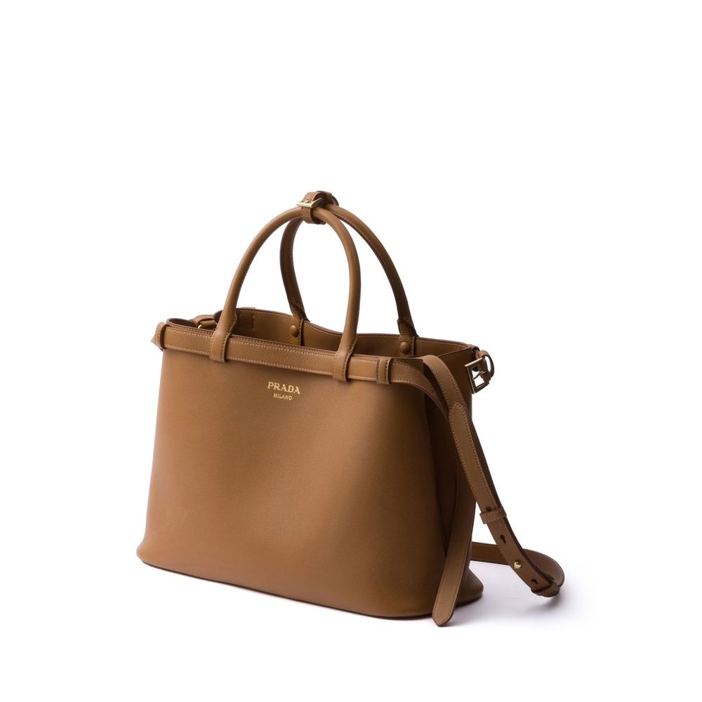 Prada Leather Buckle Handle Bag - Beyzy Store - Prada