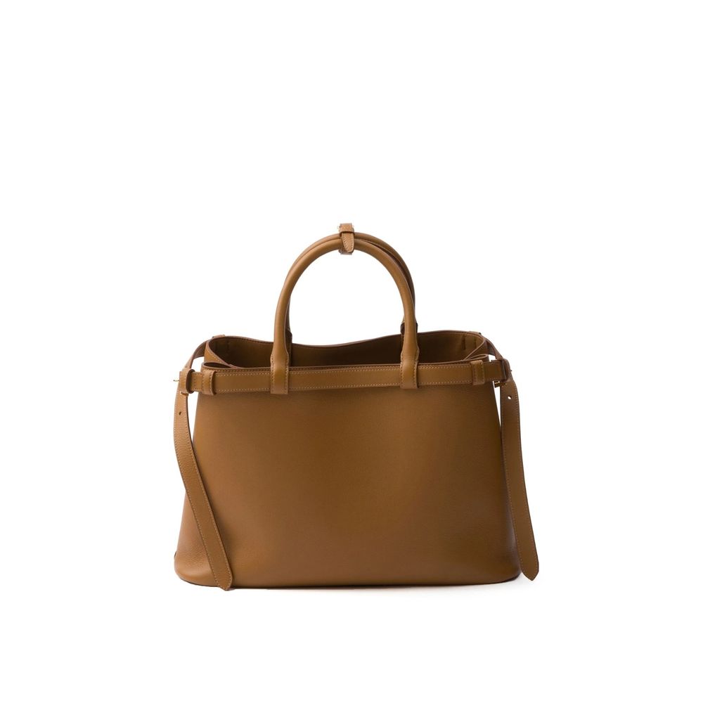 Prada Leather Buckle Handle Bag - Beyzy Store - Prada