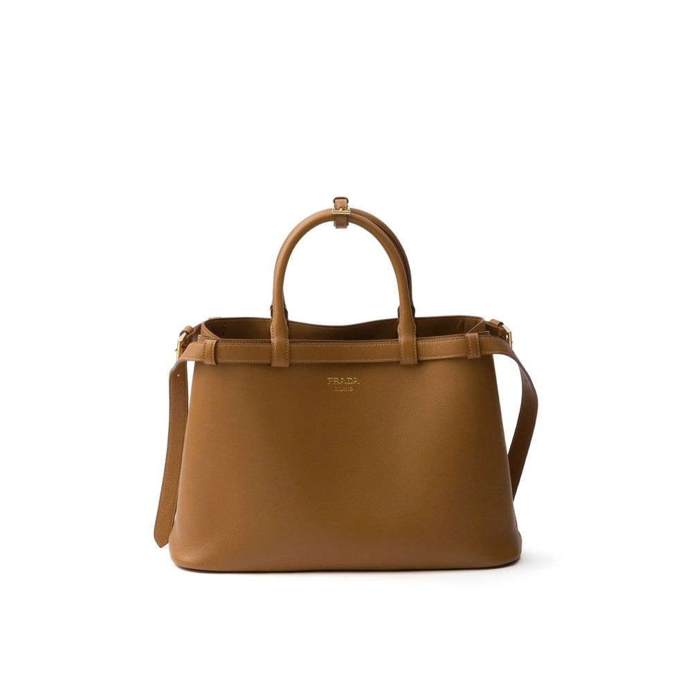 Prada Leather Buckle Handle Bag - Beyzy Store - Prada
