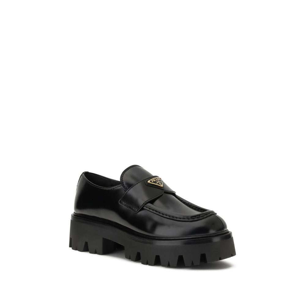 Prada Leather Monolith Loafers - Beyzy Store - Prada