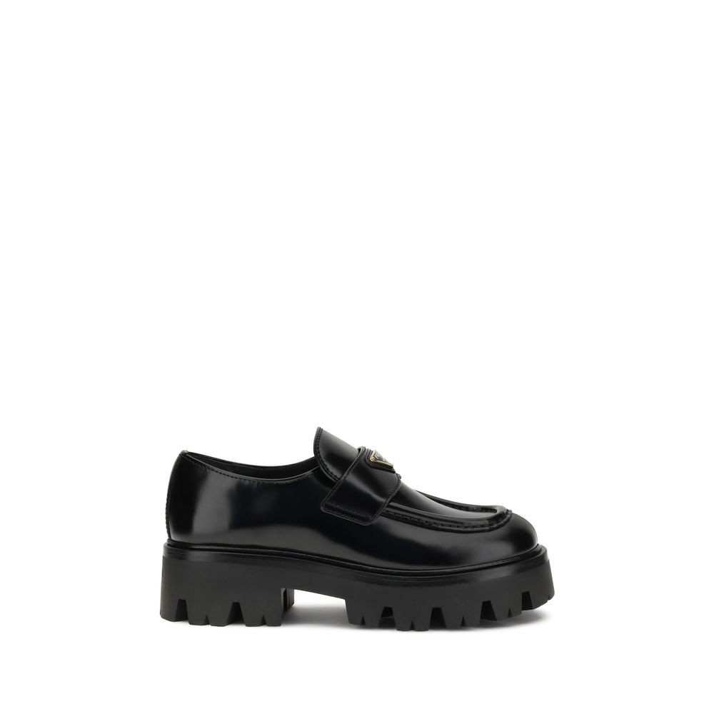 Prada Leather Monolith Loafers - Beyzy Store - Prada