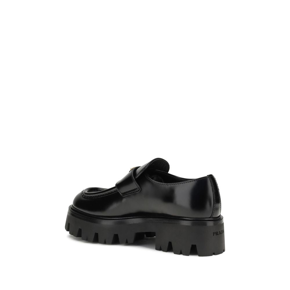Prada Leather Monolith Loafers - Beyzy Store - Prada