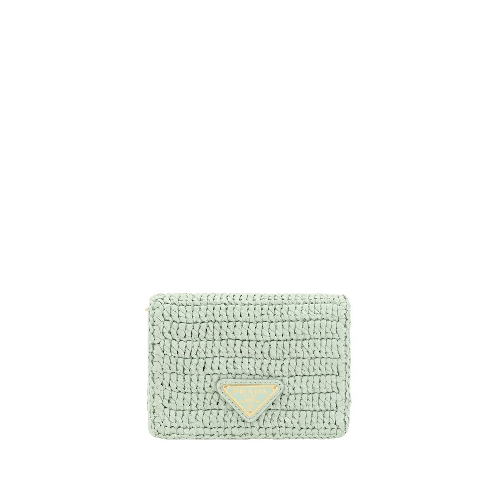 Prada Raffia Card Holder - Beyzy Store - Prada