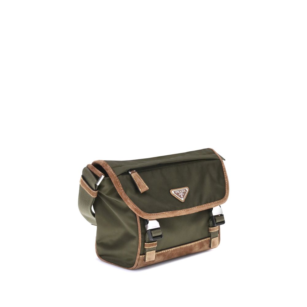 Prada Re - Nylon and leather medium Shoulder Bag - Beyzy Store - Prada