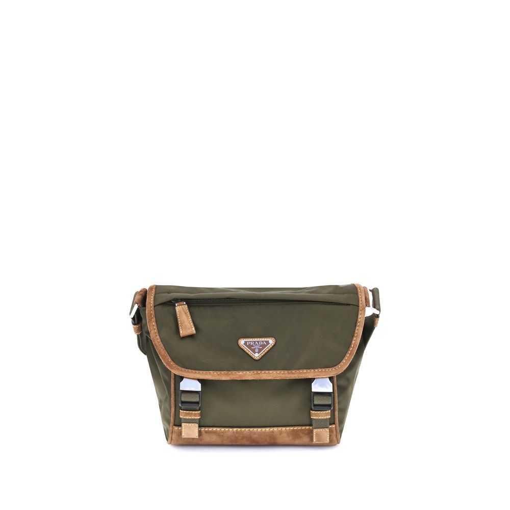 Prada Re - Nylon and leather medium Shoulder Bag - Beyzy Store - Prada