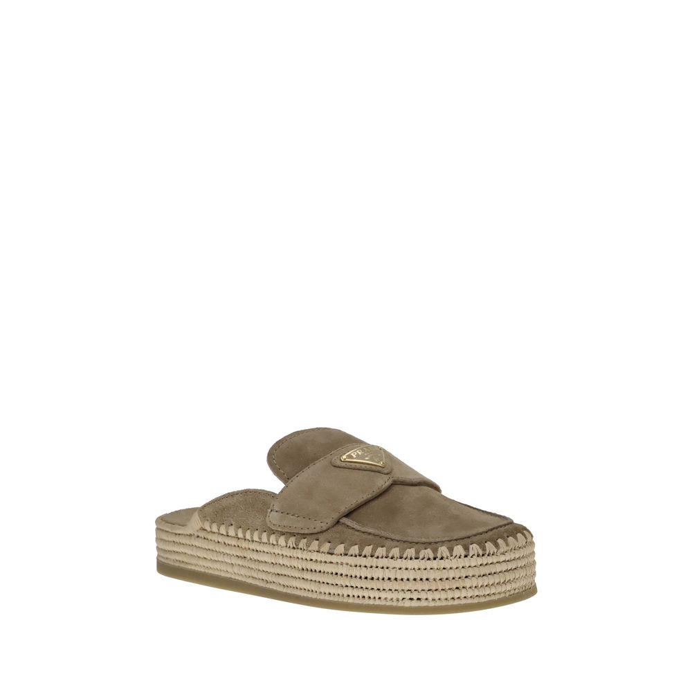 Prada Suede Mules - Beyzy Store - Prada