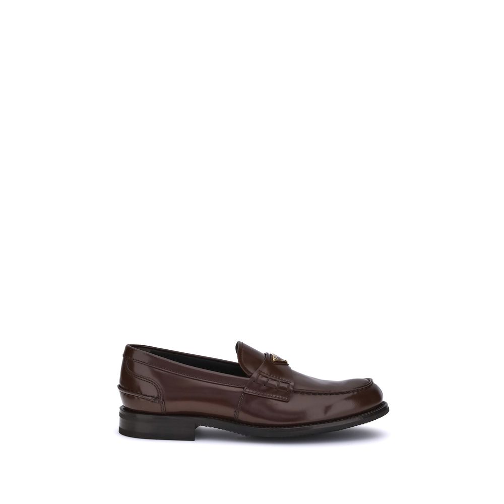 Prada Triangular plaque Loafers - Beyzy Store - Prada