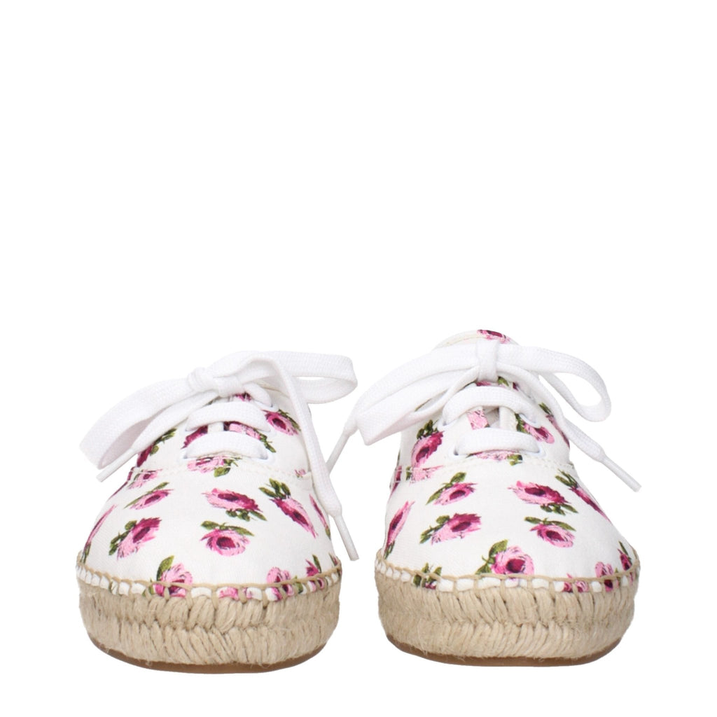 Prada White Fabric Espadrille - Beyzy Store - Prada