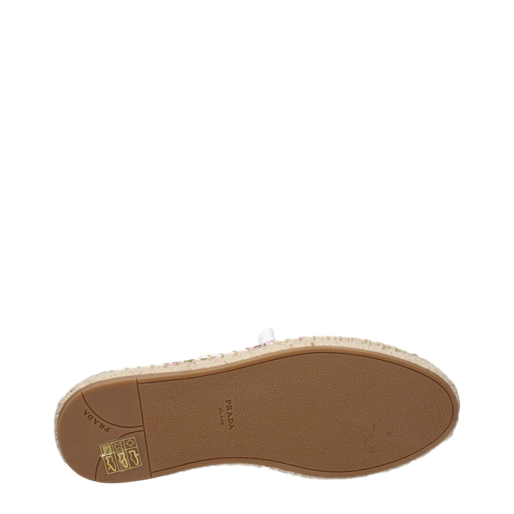 Prada White Fabric Espadrille - Beyzy Store - Prada