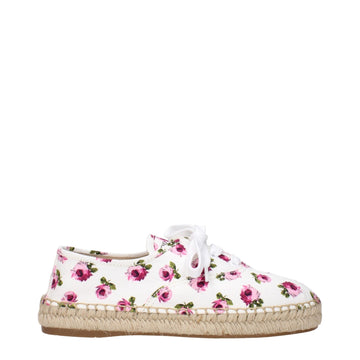 Prada White Fabric Espadrille - Beyzy Store - Prada