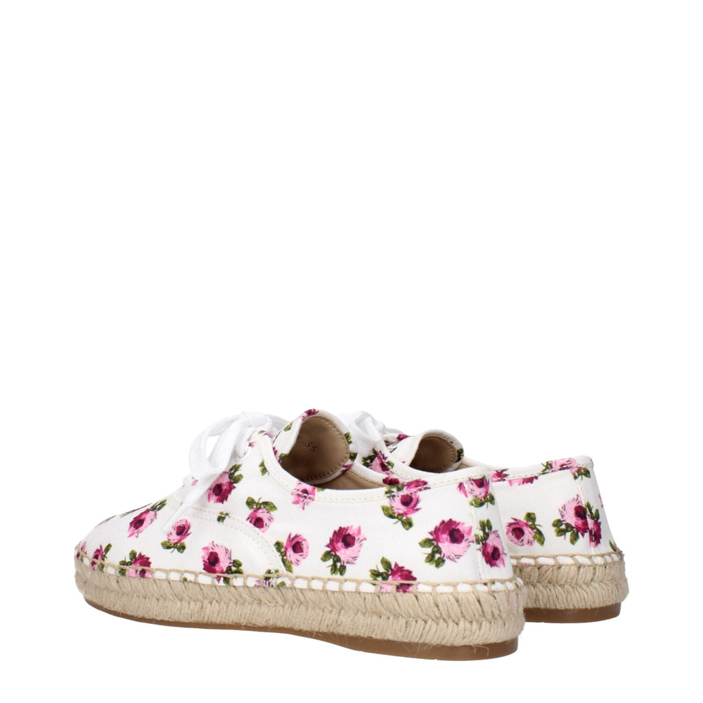 Prada White Fabric Espadrille - Beyzy Store - Prada