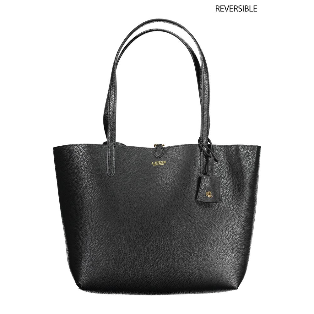 Ralph Lauren Black Leather Handbag - Beyzy Store - Ralph Lauren