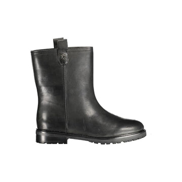 Ralph Lauren Black Leather Women Boot - Beyzy Store - Ralph Lauren