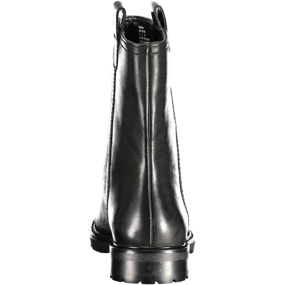 Ralph Lauren Black Leather Women Boot - Beyzy Store - Ralph Lauren