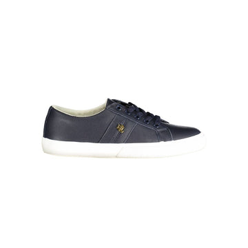 Ralph Lauren Blue Leather Women Sneaker - Beyzy Store - Ralph Lauren