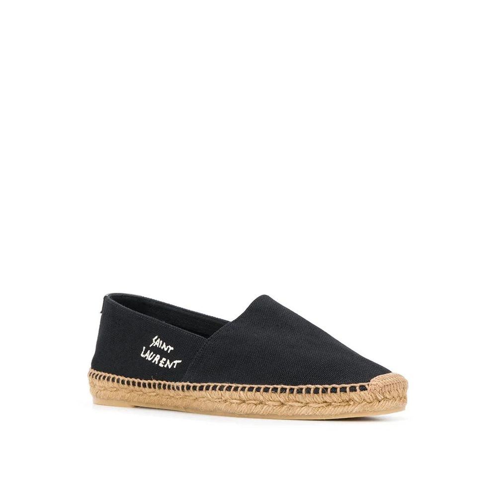 Saint Laurent Canvas Logo Espadrilles - Beyzy Store - Saint Laurent