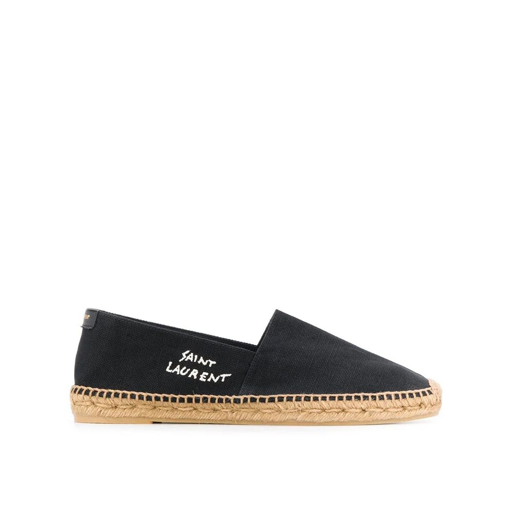 Saint Laurent Canvas Logo Espadrilles - Beyzy Store - Saint Laurent