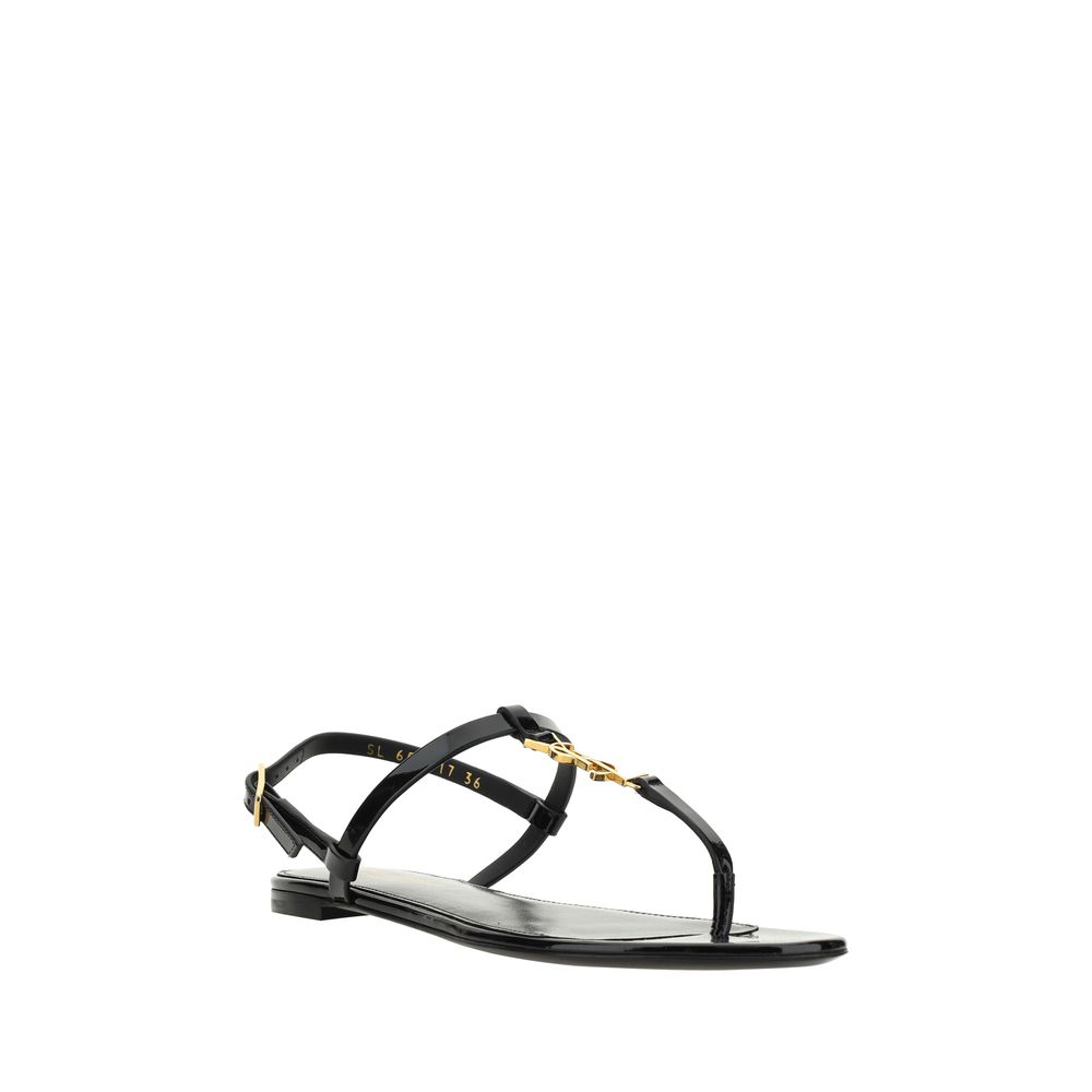 Saint Laurent Cassandra Sandals - Beyzy Store - Saint Laurent