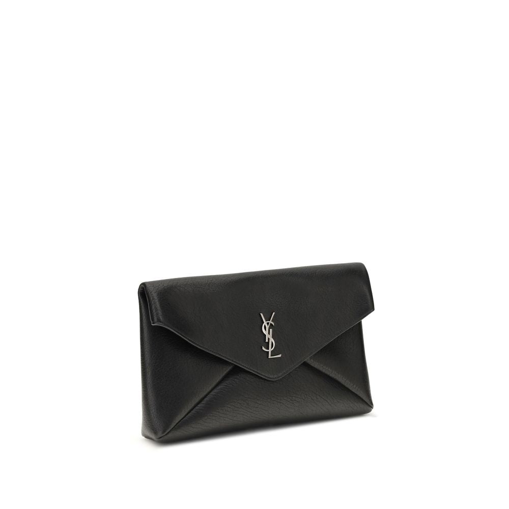 Saint Laurent Cassandre large envelope Clutch Bag - Beyzy Store - Saint Laurent