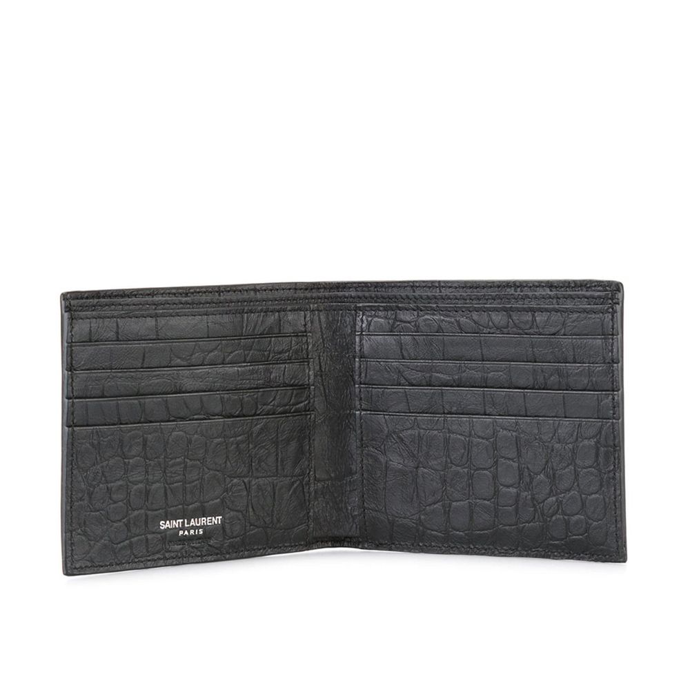 Saint Laurent Cassandre Leather Wallet - Beyzy Store - Saint Laurent