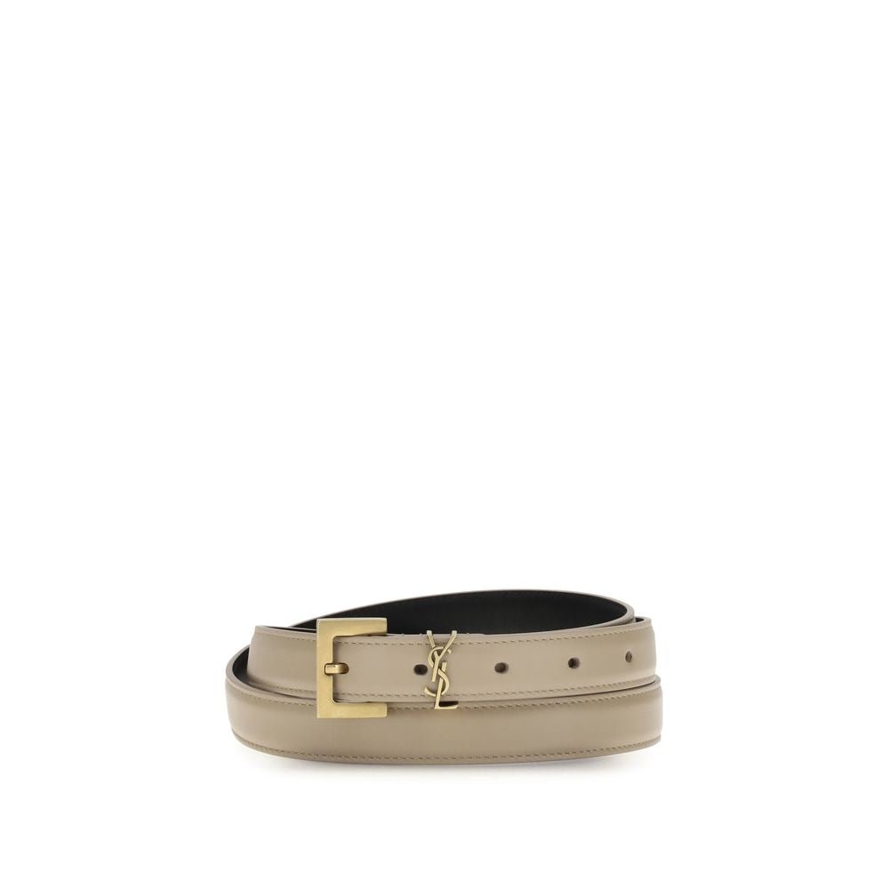 Saint Laurent Cassandre slim Belt - Beyzy Store - Saint Laurent