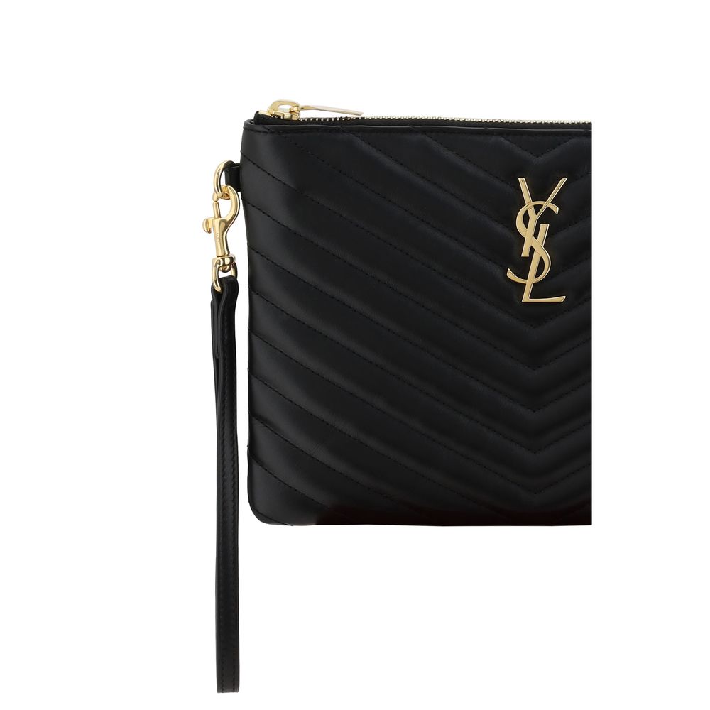 Saint Laurent Matelassé Pouch Bag - Beyzy Store - Saint Laurent